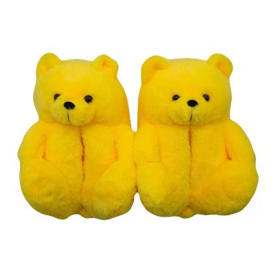 China Latest Fashion Trend Design Teddy Bear Home Slippers Teddy Bear Slippers Teddy Bear Slippers For Women for sale