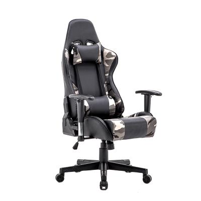 China Wholesale Swivel Ergonomic Gamer Chair Adjustable (Height) PU Leather Custom Logo Racing Pc Computer Gaming Chair for sale