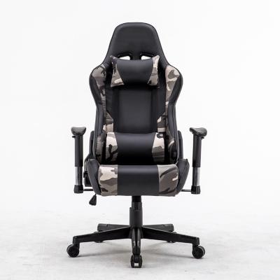 China Modern Custom Logo Swivel Gamer Chair Adjustable (Height) Fashion Pu Leather Racing PC Gaming Chair For Computer for sale