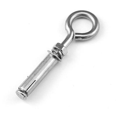 China Heavy industry direct sales expansion hook 201 stainless steel 304 expansion screw with hook for sale