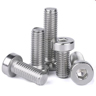 China Heavy Industry 304 Stainless Steel Screws M6*80 Hexagon Socket Combination Screw DIN912 Grade 4.8 Machine Screws for sale