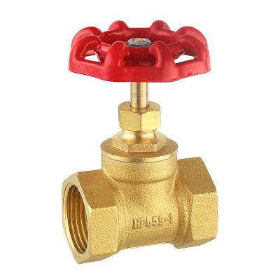 China Water Pipes Factory Female Brass Ball Valve Double And Bolt-Brass-Inchsolid-Stainless-Steel-Valves-Ball-Nut Gate Valve 3/4 for sale