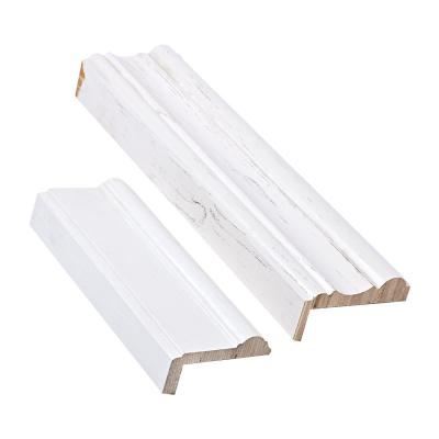 China FSC Architectural Primed Wood Boards Primed Trim Board Wood Crown Moulding for sale