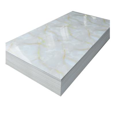 Κίνα Easy Installation Marble Look SPC Luxury Plastic Wearing-resistant Wall And Floor Tile Indoor New Product In China προς πώληση