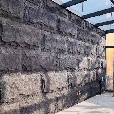 中国 Wholesale Waterproof PU Stone 3D Decoration Outdoor Indoor Decorative Stone Wall Panel Artificial PU Stone 販売のため