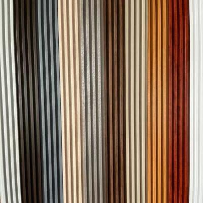 China Waterproof wpc wall panel pvc film wood plastic wpc ceiling slat cladding fluted indoor wall panel for sale