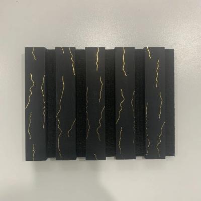 China Wall Acoustic Panels Shine Pet Wood Slats China Wholesale Acoustic Wall Panel Acoustic Panels For Wall And Ceiling for sale