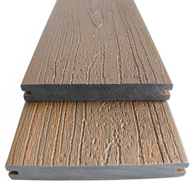 Κίνα UV-Stable Exterior Solid Waterproof Wooden High Strength CE Certified WPC Wood Plastic Composite Decking Of Double Colors (Σταθερή εξωτερική ακτινοβολία UV-Σταθερή στερεή υδατοστεγή ξύλινη υψηλής αντοχής CE πιστοποιημένη WPC ξύλινη πλαστική σύνθετη επιφάνεια διχρωματικών χρωμάτων προς πώληση