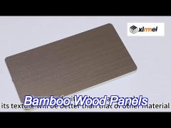 three layer horizontal solid bamboo wood panels e0 carbonised bamboo plywood