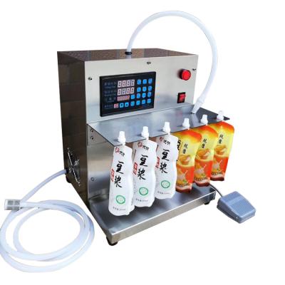 China Food Digital Liquid Soap Juice Pouch Liquid Filling Machine for sale