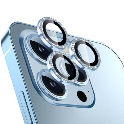 China 3d 9h tempered glass camera lens explosion proof protector for iphone 12 pro 13 pro maximum iphone 14 camera lens film for sale