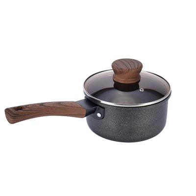 China Maifan Non Viable Wholesale Stone Saucepan Milk Soup Pot Bouillon Stick Sauce Coating Heating Pan for sale