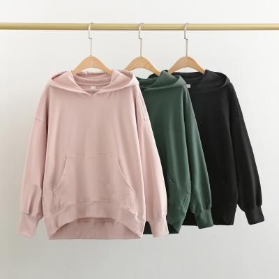 China Antibacterial Comfort Thick Thermal Cotton Fleece Women Training Running Hoodie Quick Dry for sale