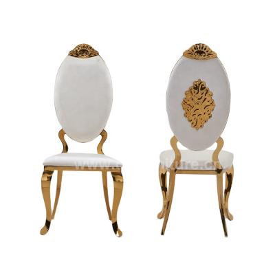 China Luxury Velvet Restaurant Furniture Dining Chair Gold Frame Ready To Ship White Velvet Dining Chair Adorned for sale