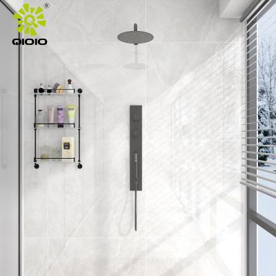 China Kaiping Design 2021 New Arrival 304 Stainless Steel Hot And Cold Modern Original Wall Mounted Bathroom Shower Mixer Sets for sale