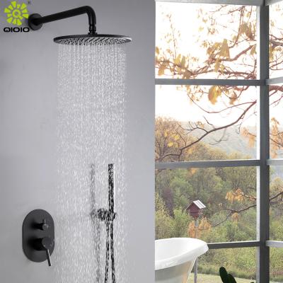 China Without Slide Bar Swept Ware Concealed Shower Mixer Wall Mount Shower Sanitary Mixer Taps Shower Set for sale