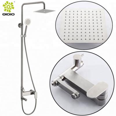 China Without Shower Bathroom Mixer Slide Bar Luxury Home 304 Stainless Steel High Quality 304 Stainless Steel Rain Shower Set for sale