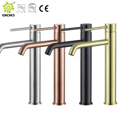 China cUPC Kaiping 304 Stainless Steel Handle Bathroom Faucet Single Metered Basin Faucet Faucets for sale