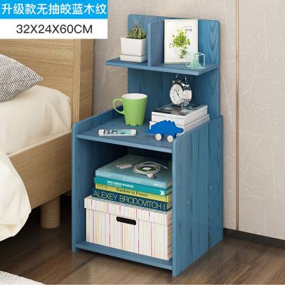 China Nordic adjustable light luxury simple tempered glass bedroom household storage cabinet apartment solid wood side (the other) for sale