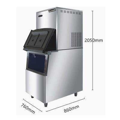 China Hotels 500Kgs IMS-500 Large Capacity Supermarket Granular Ice Maker for sale