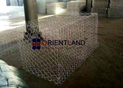 China Galfan Met een laag bedekte Steen om Gabion-Manden, Draadkooien voor Rots Behoudende Muren te vullen Te koop