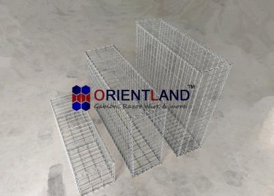 China El agujero cuadrado/rectangular soldó con autógena las cestas de Gabion para ajardinar aprisa instala en venta