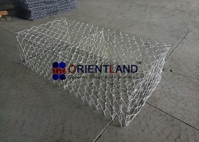 China Doble las cestas de Gabion del jardín/la muestra torcidas de las jaulas de la roca de Gabion disponibles en venta