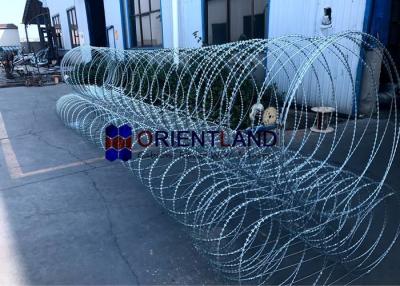 China Bobinas rápidas de la concertina del despliegue de la maquinilla de afeitar de alambre de la cerca de la barrera móvil de la seguridad en venta