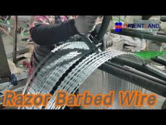 High Tension Razor Barbed Wire Stainless Steel Fencing For Security