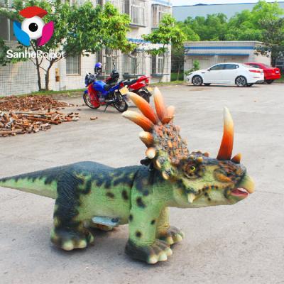 China High Grade Ride Steel Funny Robotic Animal Animatronic Dinosaur Coin Operated Kids Ride On Machine for sale