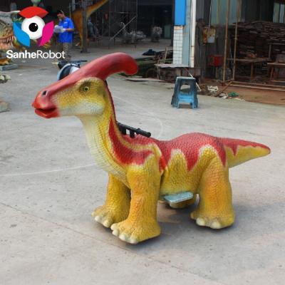 China High Grade Amusement Park Steel Children Ride On Electric Cars Play Dinosaur Ride For Baby Funny Wholesale for sale