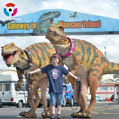 China Realistic Dinosaur Rubber Silicone Motion Realistic Outdoor and Indoor Carnival Costume for sale