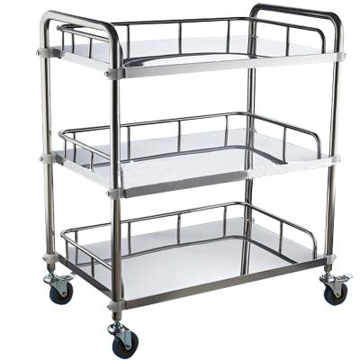 China Modern Custom Accurate Stainless Steel Rack Medical Carts Medical Carts for sale