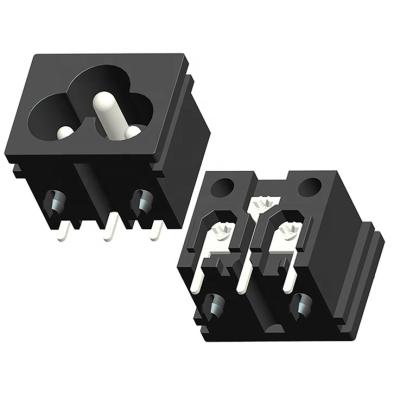 China industrial pcb mount ac power socket connector c6 inlet for sale