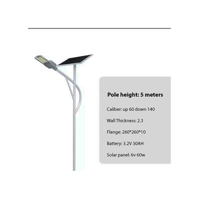 China Warehouse Way Lifepo4 High Battery Automatic Solar Street Lights 4m 5m 6m 7m 8m 50W 100W 150W Ip65 for sale