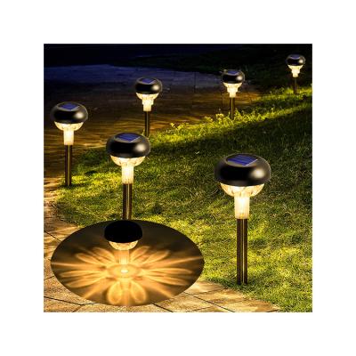 China Wholesale Waterproof Outdoor Led Solar Path Light 2-6pcs RGB LED Solar Lights for Patio Yard Lawn Walkway Lighting for sale