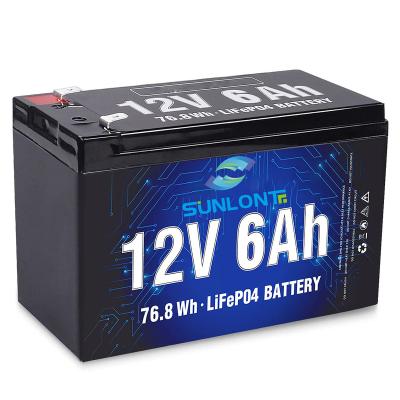 China Wholesale Home Rechargeable Lithium Ion Battery Lifepo 4 Deep Cycle Battery 12v 6Ah 12Ah 18Ah 24Ah 30Ah 50Ah 100Ah for sale