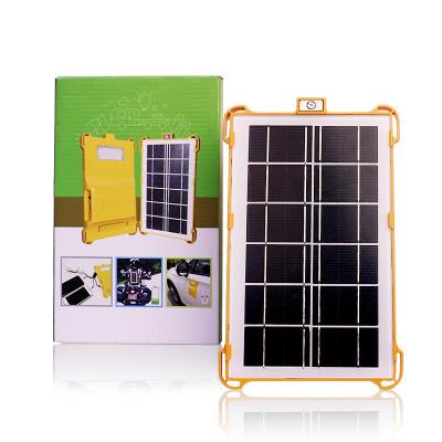 China Theme Park Hiker Green IP65 Waterproof Power 3W Solar Power Bank LED Solar Camping Light for sale