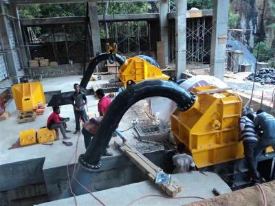 China 2MW Horizontal Pelton Turbine for sale