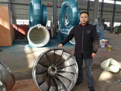 China 640KW Horizontal Francis Turbine for sale