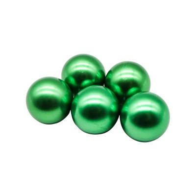 China Massage Industry Custom Solid Pure Aluminum Green Anodized Balls, Aluminum Oxide Balls for sale