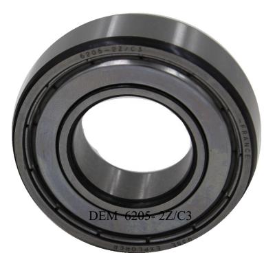 China Stable performance: low voice maker Deep Groove Ball Bearing 6205ZZ C3 Ball Bearing 6205 2Z C3 for sale