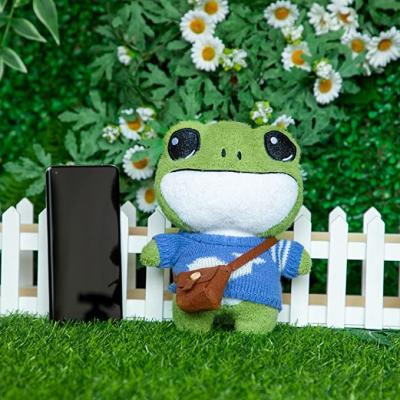 China Amazon Hot Selling Cute Animal Doll Customized Animal Doll Gift For Kids Cute Frog Plush Stuffed Toy for sale