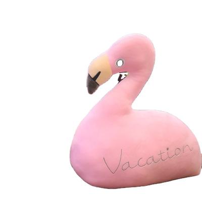 China Electric Wholesale Decorative Pillow Cute Flamingo Plush Pillow for sale