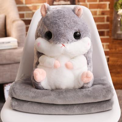 China Custom Pillow Cover Hamster Toys Hamster Plush Pillow for sale