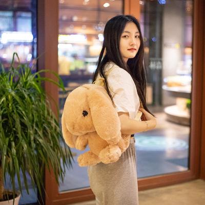 China High Quality Animal Plush Toy Cute Bunny Backpack New Original Plush Children's Goods for sale