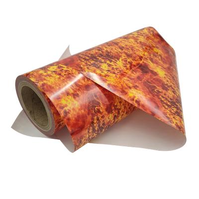 China Apparel printing materials iron on for vinyl backing custom fire lines heat transfer film impresor vinilo for sale