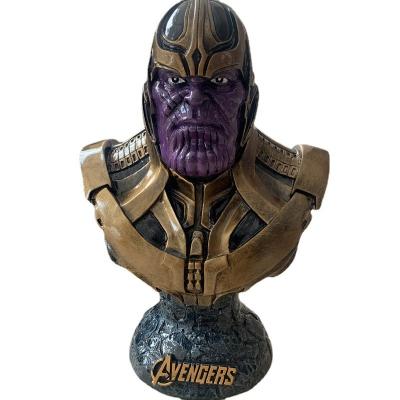 China Marvel Avengers Thanos Resin Ornament Movie Character World Statue 36cm for sale