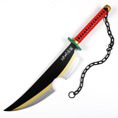 China Demon Slayer Sword Uzui Tengen Nichirin BAMBOO Sword Cosplay Toy Gift for Children for sale