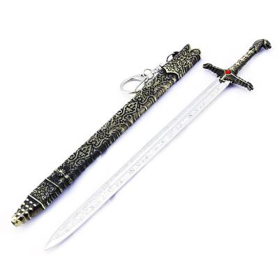 China Europe Zinc Alloy All Metal Small Toy Sword Game Thrones Brienne of Tarth Oathkeeper 21cm 98g for sale